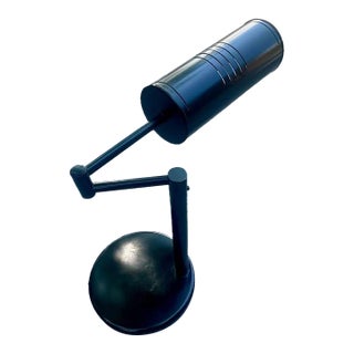 Vintage Nessen Swing Arm Desk Lamp in Black For Sale