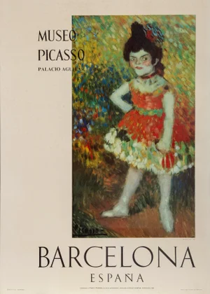 1980s "Museo Picasso Barcelona" (The Dwarf) Print After Pablo Picasso