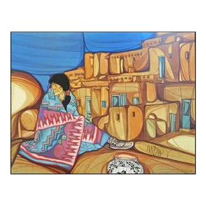 1990s Amado Pena "Taosena" Hand Signed Fine Art Print