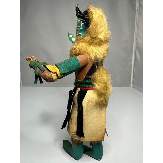 Mid 20th Century Vintage Hopi Kachina Doll: Hand Carved Folk Art, Arizona For Sale - Image 5 of 10