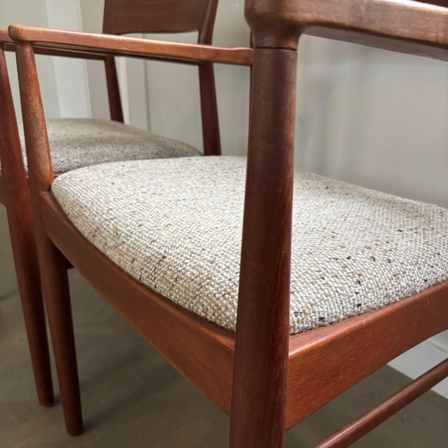 Armchairs by Henning Kjaernulf for KS Mobler, Denmark, 1960s, Set of 2 For Sale - Image 6 of 12