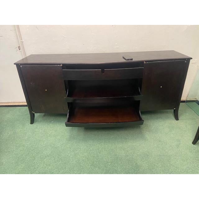 Modern Barbara Barry for Baker / McGuire Rattan, Oak & Raffia Sideboard Buffet For Sale - Image 16 of 17