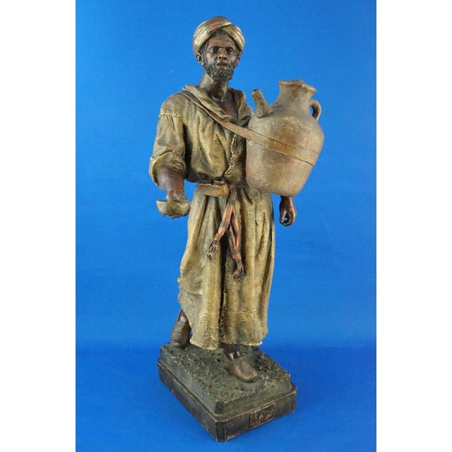 Sculpture of Man in Terracotta by Friedrich Goldscheider for Goldscheider, Austria, Late 1800s For Sale - Image 4 of 18