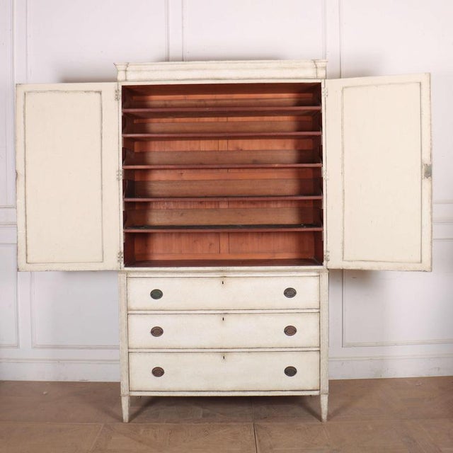 Vintage Scandinavian Linen Cupboard For Sale - Image 10 of 12