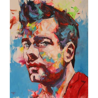 Jiménez, Interpretation, Oil on Canvas For Sale