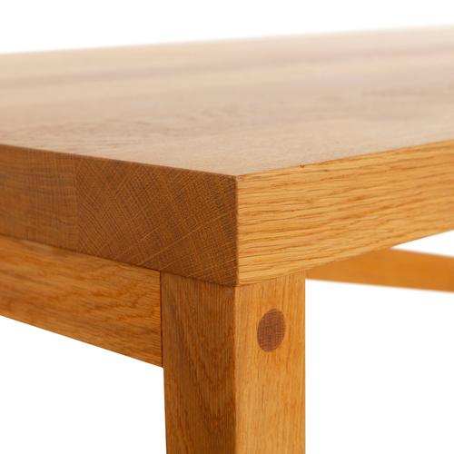 E15 TA21 Square Wooden Dining Table in Oak For Sale - Image 4 of 9