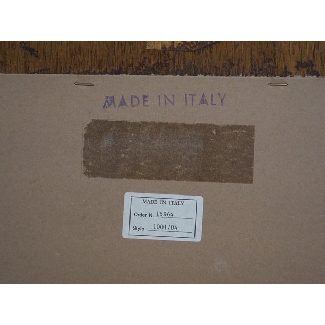 Georgian Style Burl Walnut & Gold Mirror For Sale - Image 10 of 10