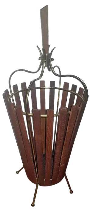 Teak Umbrella Stand, 1960s