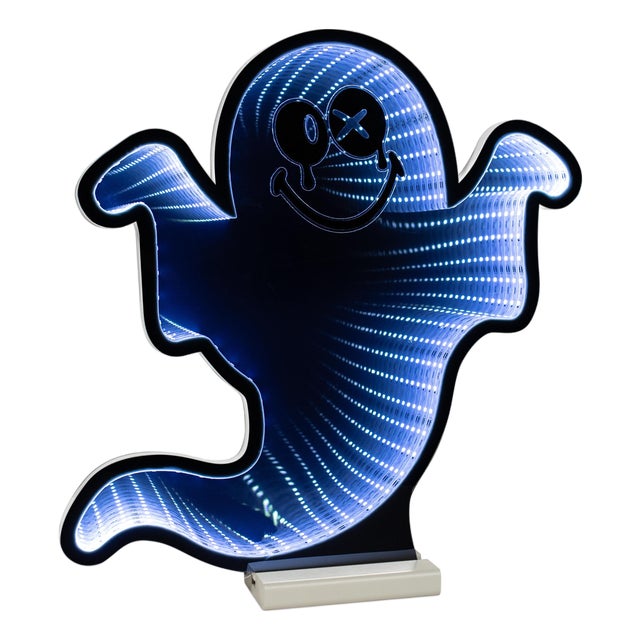 Smiley World Halloween Ghost Ekkolight 15.5"H For Sale