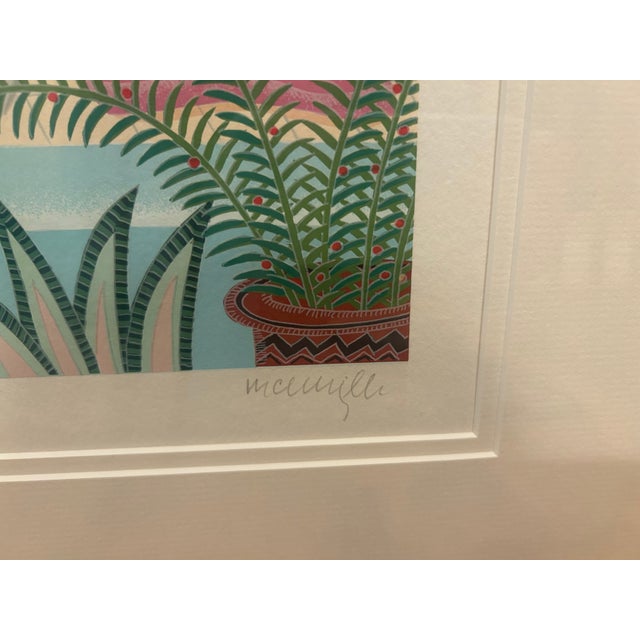 American Thomas Frederick McKnight Amalfi Coast Suite: Positano Bath 2000 - Italy Limited Edition Print : Serigraph on Paper Size: 16x17 in | 41x43 Cm For Sale - Image 3 of 9