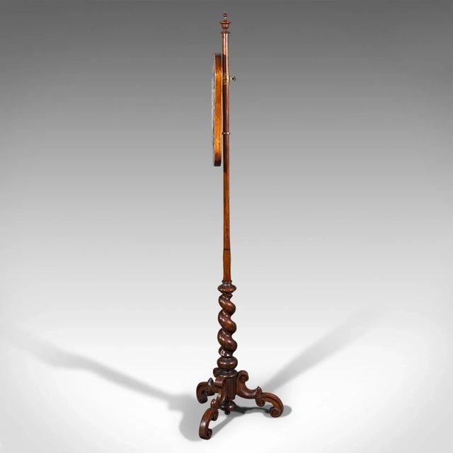 Early 19th Century 1820s Antique Regency English Needlepoint Pole Screen For Sale - Image 5 of 13