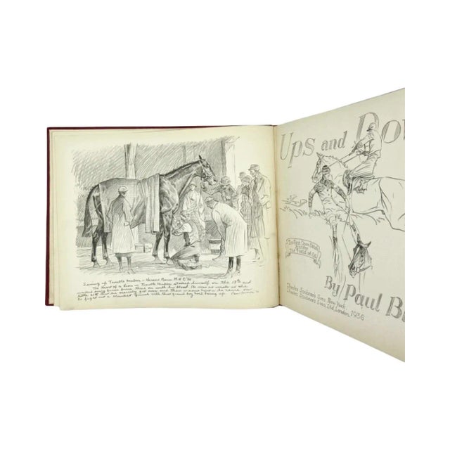 Ups and Downs by Paul Brown 1936 First Edition Equestrian Hardcover Book For Sale - Image 10 of 16