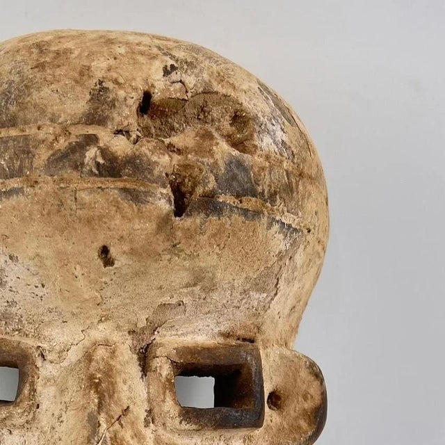 Tan Early 20th Century Nyanga Wooden Mask For Sale - Image 8 of 8