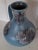 Vintage German Blue Glazed Ceramic Vase from Dümler & Breiden, 1970s For Sale - Image 3 of 6