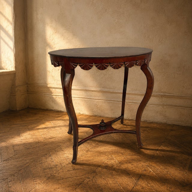 Wood Art Nouveau Wood Side Table, 1890s For Sale - Image 7 of 7