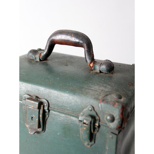 Antique Industriel Utility Tool Box For Sale - Image 12 of 13