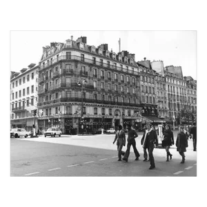 1971 Boulevard Saint Germian Paris Photograph by Don Ware