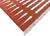 Not Yet Made - Made To Order Not Yet Made - Made To Order Handmade Cotton Area Rug Vegetable Dyed Terracotta Red & White Striped Dhurrie - 6'x9' For Sale - Image 5 of 11