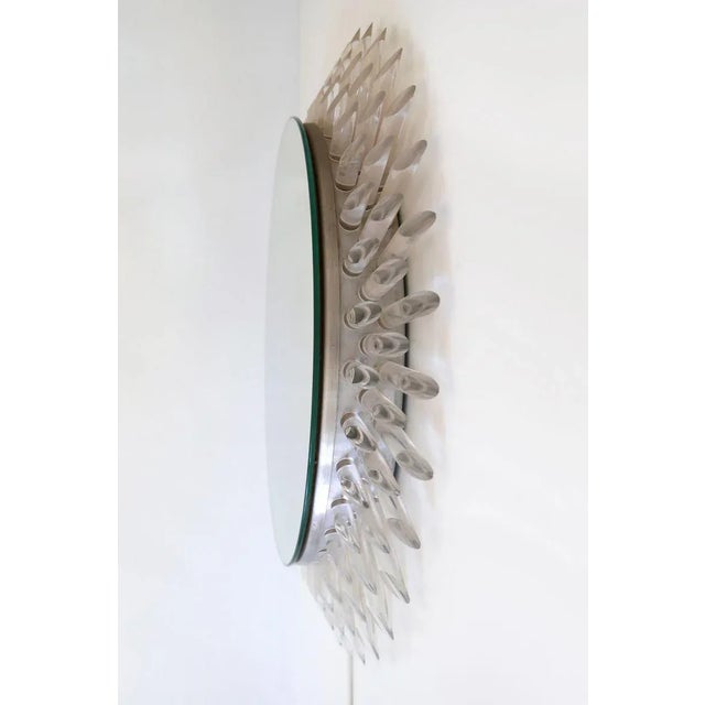 Large German Mid-Century Modern Sunbeam Mirror, 1970s For Sale - Image 14 of 18