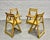 Mid Century Modern Walnut Folding Chairs, Set of 4 For Sale In New York - Image 6 of 11