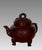 Chinoiserie Mid 20th Century Chinese Grape and Vine Yixing Zisha Unglazed Teapot With Lion Face Legs, Artist Signed and Chopped For Sale - Image 3 of 13