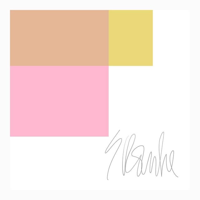 The Interaction of Celery Green and Light Pink Fine Art Print 16" X 20" by Liz Roache For Sale In Boston - Image 6 of 7