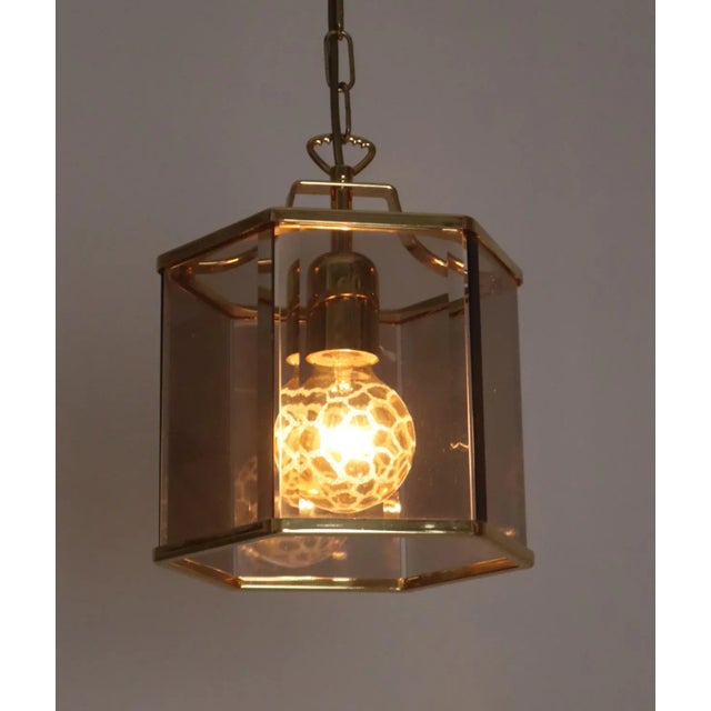 German Brass Lantern from Holtkötter, 1980s For Sale - Image 9 of 10