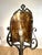 Brown 1920s Original Art’s & Crafts Iron Floor Lamps - a Pair For Sale - Image 8 of 10