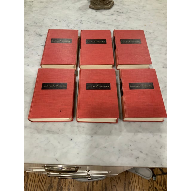 Paper Winston Churchill the Second World War – Complete 6‑Volume Set, Houghton Mifflin, Mid‑Century - A Must Have for World War II Buffs & Collectors! For Sale - Image 7 of 11
