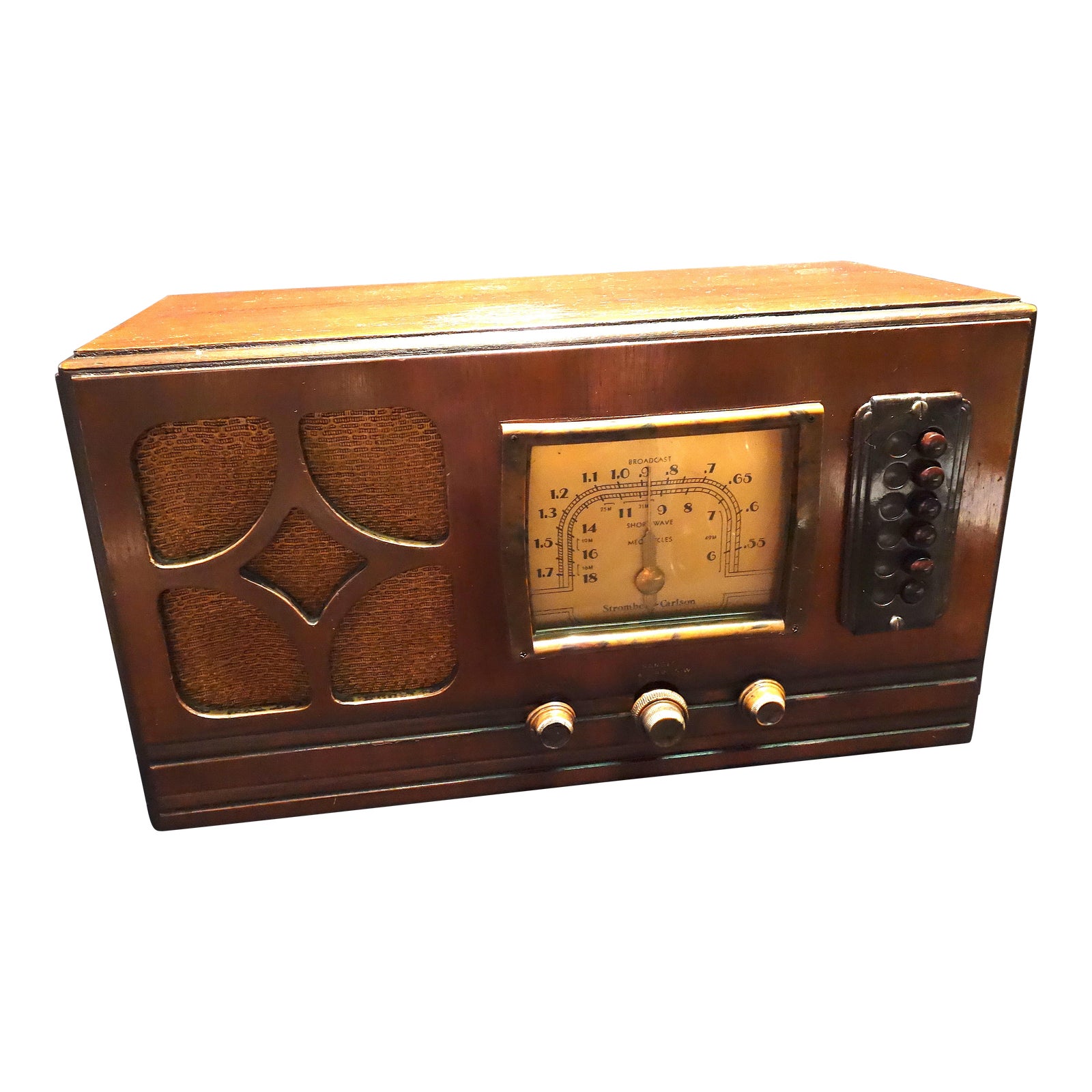 Circa 1930s Stromberg Carlson Wood Radio Chairish