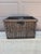 Early 20th-Century French J. Damoy Wicker Wine Crate For Sale - Image 13 of 17
