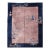 Vintage Hand-Knotted Chinese Art Deco Rug, Wool Pagoda Floral Motif, 9' x 12' For Sale