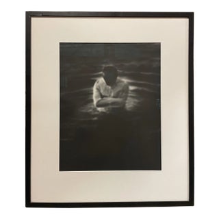 Contemporary Self-Portrait of Robert Stivers Black and White Photograph, Framed For Sale