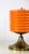 Mid-Century Modern Mid-Century Orange Glass Table Lamp, 1960s For Sale - Image 3 of 18