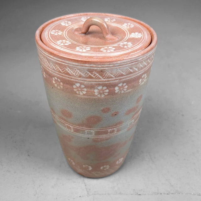 Mid-Century Modern Japanese Hoso-Mizusashi Water Jar by Yohei Nakamura, 1970s For Sale - Image 3 of 17