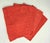 Dansk 1970s Dansk Ritva Puotila Red Woven Linen Placemats, Set of 4 For Sale - Image 4 of 7