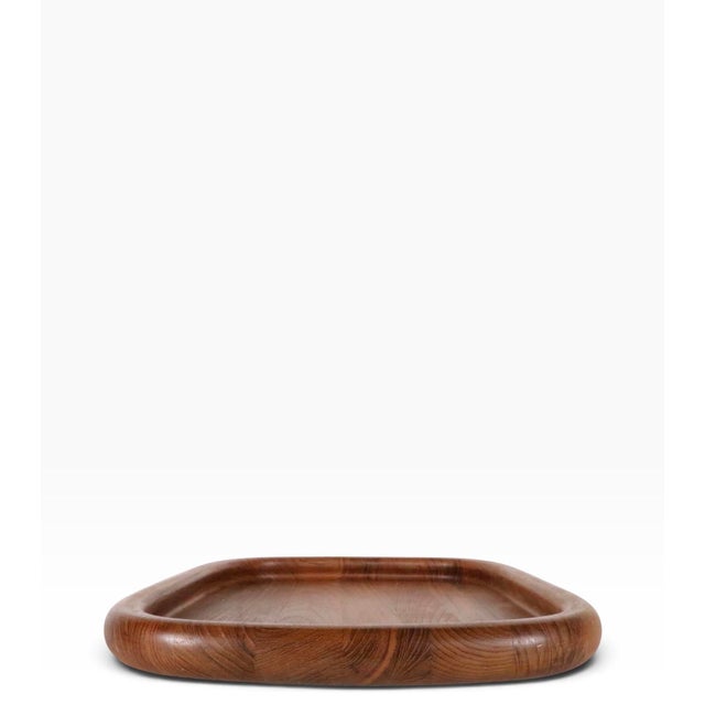 Wood Mid 20th Century Danish Modern Tray by Jens Quistgaard for Dansk Thailand For Sale - Image 7 of 11