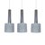 Kalmar Vintage Brutalist Glass Pendant Lights from Kalmar, 1970s, Set of 3 For Sale - Image 4 of 16
