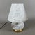 Mushroom Table Lamp in Opaline Murano Glass and Brass, 1970s For Sale - Image 4 of 13