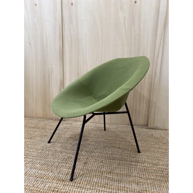 Khaki Chair by Claude Vassal for Les Magasins Pilotes, 1950s For Sale - Image 8 of 12