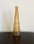 Chinoiserie Mid 20th Century Amber Faux Bamboo Italian Art Glass Decanter For Sale - Image 3 of 7