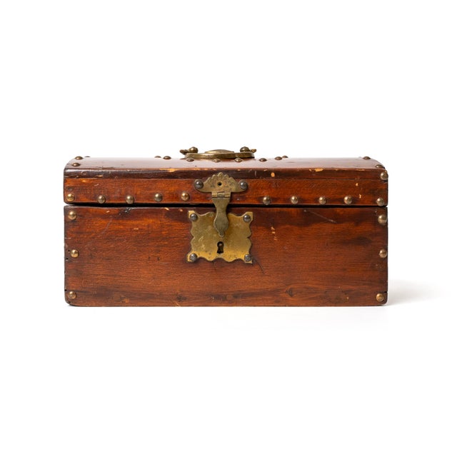 Victorian Antique Victorian Tabletop Jewelry Box For Sale - Image 3 of 15