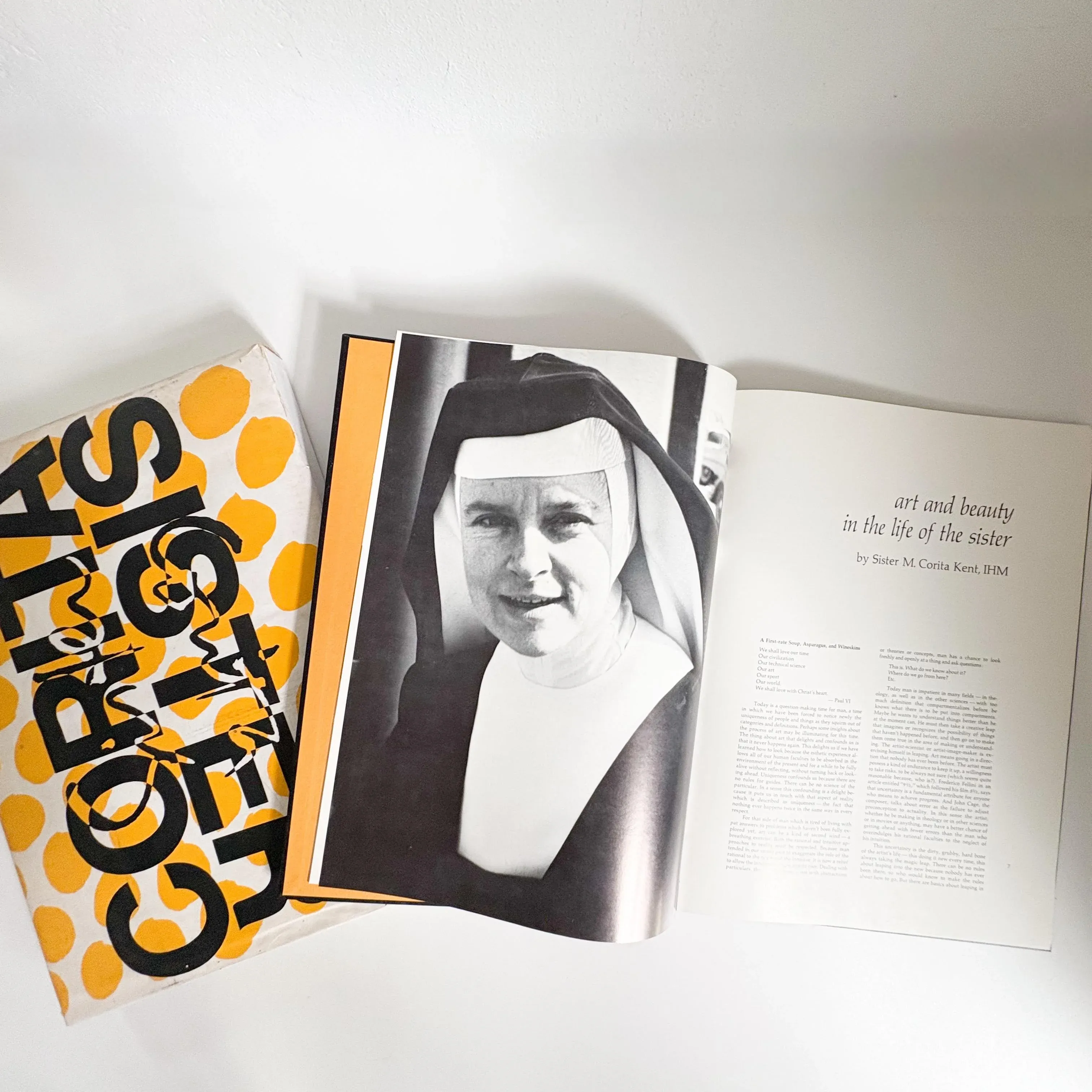 Sister Corita Kent Book & Complete Set of 34 United Church Press