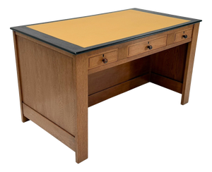 Art Deco Modernist Free-Standing Desk by J.A. Muntendam for L.O.V. Oosterbeek, 1920s