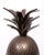 This beautiful vintage style pineapple is made of brass, comes with a Bronze color patine .Perfect for a mid-century...