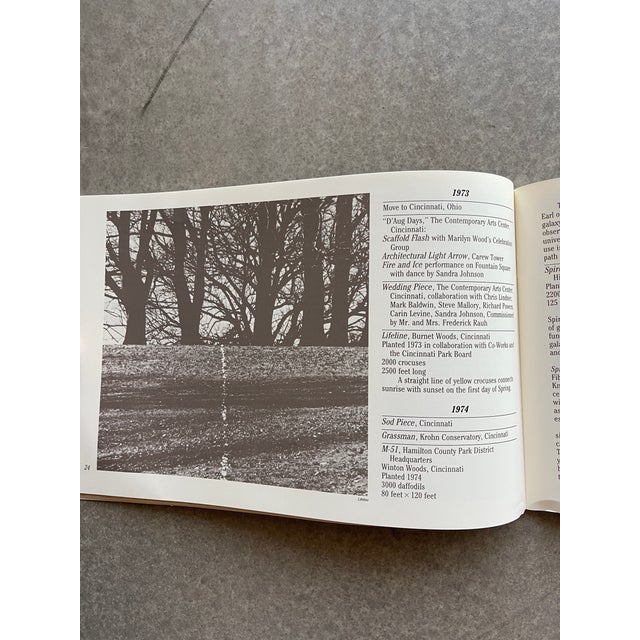 1970s 73 Gary Rieveschl Signed Numbered Lithograph Lifeline Ohio Environmental Installation Crocuses, Framed For Sale - Image 12 of 12