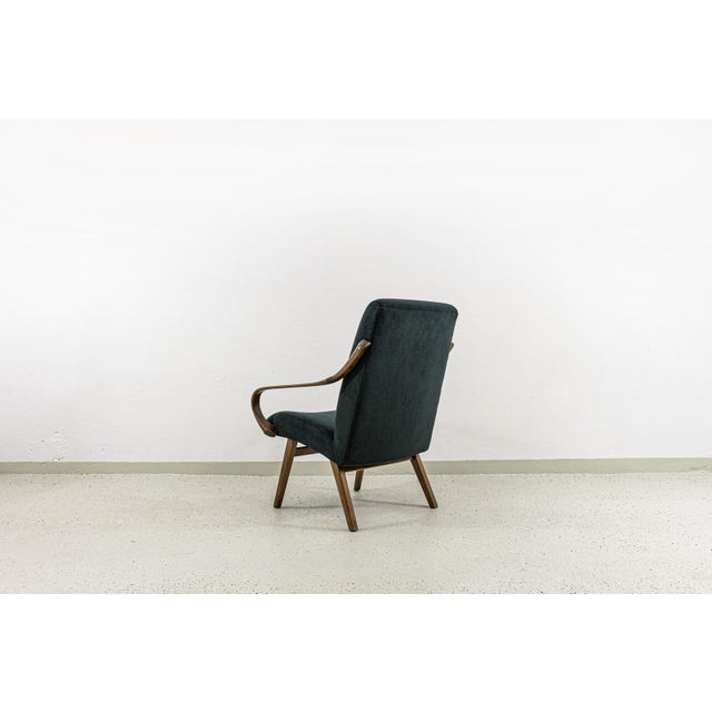 Vintage Armchair by Jaroslav Šmídek for Ton, Czechoslovakia, 1960s For Sale - Image 11 of 14