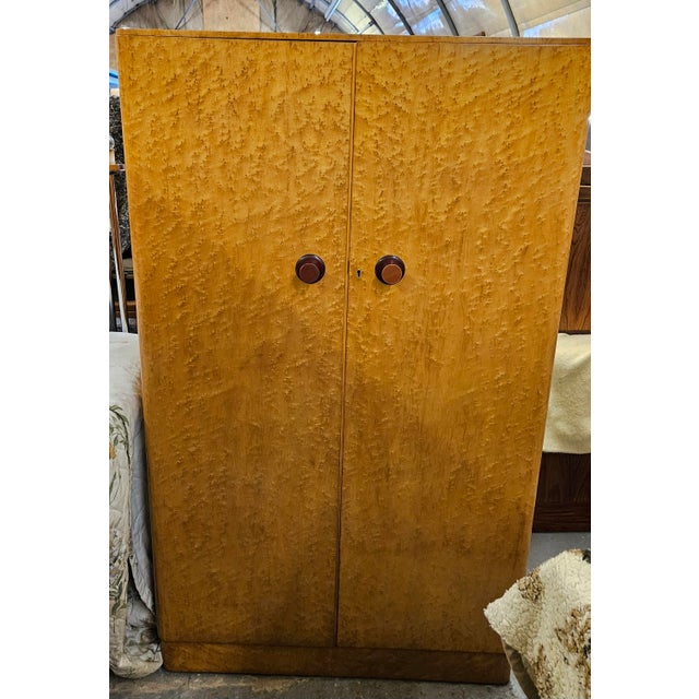 Art Deco Tallboy Gentleman's Wardrobe, 1930s For Sale - Image 10 of 10