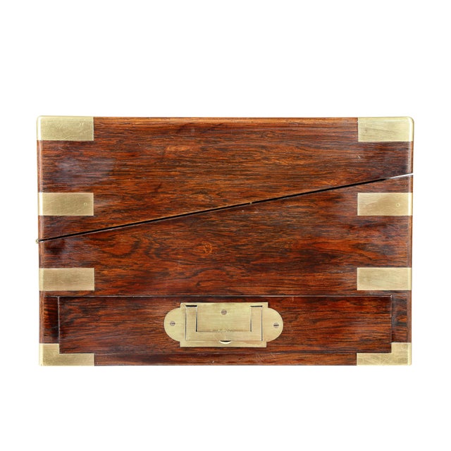 Early Victorian Rosewood Lapdesk on Stand For Sale In Boston - Image 6 of 10