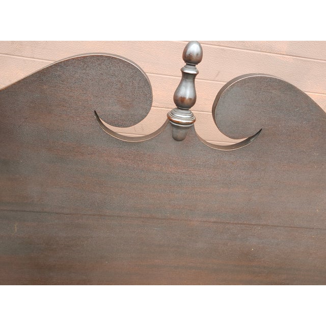 Victorian Mahogany Full Size Poster Bedframe, Circa 1840s For Sale - Image 11 of 11